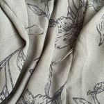 Forever 21  Dark Green Floral Long Sleeve Blouse Mini Dress in Women’s Medium Photo 3