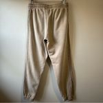 Aritzia TNA Cozy AF Sweat Fleece Acid Tan Ribbed Pocket Jogger Sweatpants Sz S Photo 7