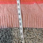 LC Lauren Conrad LC Lauren Conrad XL Striped Knit Sweater Womens Pink Orange Balloon Sleeve Photo 3