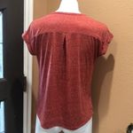 Style & Co  v neck orange T-shirt Photo 2