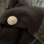 Lululemon Warm For Winter Jacket Size 12 Heathered Speckled Black Cotton Terry Photo 7