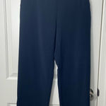 Briggs New York EUC Briggs women’s navy elastic waist pull‎ on trousers pants size 8 Photo 0
