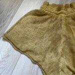 Free People  Summertime Blues Knit Shorts Yellow (XSmall) bohemian oversized soft Photo 9