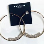 Coach large hoop earrings Photo 3