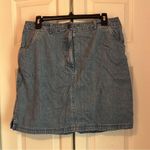 J. Jill Blue Jean Skirt Size 14 Photo 0