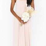 Show Me Your Mumu Madrid Gown Dusty Blush Stretch Bridal Formal Size Large NEW Photo 0