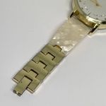 Inc women’s quartz analog wrist watch 35mm gold tone beige dial bracelet running Photo 3