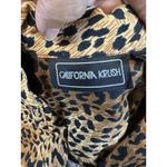 Krush Vintage Retro California Womans Leopard Animal Print Top Shirt S Photo 5
