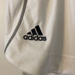 Adidas Women's White Shorts size M brand new with tag inseam 6” waist 34” Photo 1