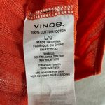 Vince Wide Rib Square Neck Tank Top Size Large Burnt Orchid Photo 4