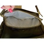 Kate Spade NY Cobble Hill Clarke Leather‎ Fold Over Flap Crossbody GUC Black Photo 9