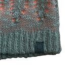 Zumiez Knit Beanie Reversible Hat Gray Grey Pastel Orange Lace Slouchy Photo 1