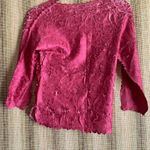 No Boundaries Origami Magic Scarf Top Pink 90s Vintage OS Women’s Shirt Stretch Y2K Style Photo 3