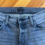 Mother The Scrapper Cuff Ankle Fray Jeans in Unstitched In The Dark Gray Size 27 Photo 4