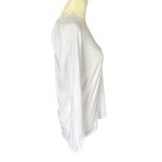 Lululemon  women's white long sleeve stretchy lightweight t-shirt round neckline Photo 2