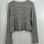 Beyond Yoga XL Gray Textured Knit Cropped PulloverTop Photo 8