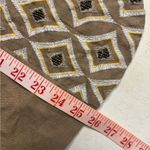 Chico's  Butter Rum Diamond Artisian Beaded Embroidered Jacket Size 3 XL Linen Photo 5