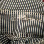 Y2K Nobo Blue Pinstripe crop jeans Size 2 Photo 4