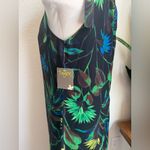 Taylor Women’s Size 8 Black Floral Maxi Dress Halter flowy 8749M Photo 6