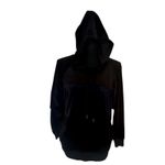Champion Elite Blue & Black Striped Velour Hoodie – Size S Photo 1
