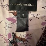 Anthropologie Corey‎ Lynn Calter Thrush Song Bird Silk Short Sleeve Top Sz 2 Pink Photo 4