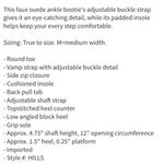 Italian Shoemakers NWT Black Faux Suede Buckle Ankle Boots Booties 10 Photo 5