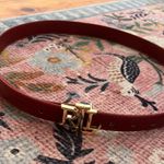 Red Faux Leather Belt Photo 0