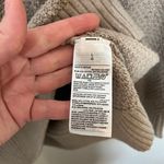 Old Navy ribbed crew neck long sleeve pullover taupe sweater size large Photo 6