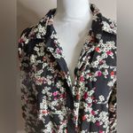 Van Heusen studio size large floral button front collared blouse Photo 2