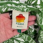 Farm Rio  Green Delicate Tapestry Premium Linen Midi Dress Photo 8