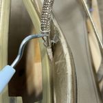 Vionic  Women's Gold Prism Sparkly Open Toe Strappy Slide Sandals - Size 10W Photo 5