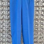 Vintage 80s 90s cornflower blue bend over elastic waist Grandma pants Size 10 Photo 0