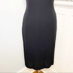 Classiques Entier Black Sheath Dress with Side Zipper Size 4 Photo 7