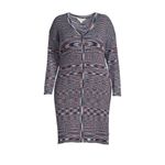 Terra & Sky  Womens 1X Blue Sweater Tank Dress and Cardigan Set NWT‎ Photo 4