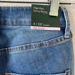 Wild Fable NEW High Rise Curvy Skinny Jeans Size 4 Medium Blue Wash High Stretch Photo 3