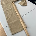 Boden Crop Linen Straight Wide Leg Trouser Tan Oatmeal Size 4 Photo 14
