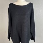 Ralph Lauren  Womens Boat Neck Ribbed Knit Sweater Plus Size 3X Black Shimmer Photo 0