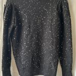 Karl Lagerfeld  Black Sweatshirt with White Accents Photo 5