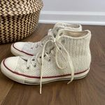 Converse  Chuck Taylor All Star Winter Sweater Knit Hi Top Sneaker Ivory 8 Photo 2