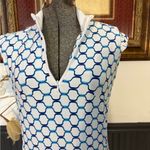 San Soleil Sleeveless 1/4 Zip Mock Neck UV 50 Dress ~ Size XS 💚🍄 Blue Photo 1