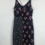 Topshop  Mixed Floral Print Strappy Side Slit Midi Dress Size 4 Photo 11