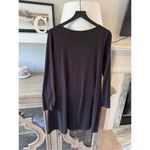 Cut Loose Long Sleeve Black Dress Fit Flare Women’s Size Medium Photo 5