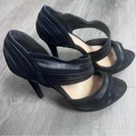Gianni Bini  Black Strappy Platform 4.5” Heels Photo 3