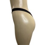 Zuliana Size Small Black Thong Bikini Bottom Made in USA New With Tags Photo 3