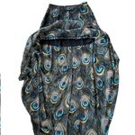 Show Me Your Mumu Like New 
Peacock Feather Maxi Skirt Size Small Photo 5