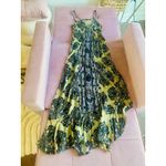 Free People  That Moment Maxi Slip Dress Blue Combo Size XS Photo 7