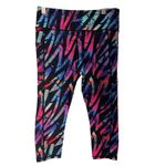 Constantly Varied Gear CVG Colorful Print Capri Leggings Women's Large cropped Black Photo 1