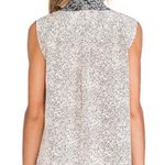 Marc by Marc Jacobs Karoo Print Silk Button Down Tank Photo 2