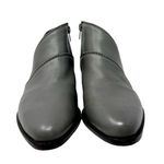 Lucky Brand  Prucella Leather D’Orsay Ankle Boots Booties Gray Womens Size 8 Photo 4