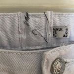 Princess Polly Nicole White Embroidered Fray Jeans 0 Photo 6